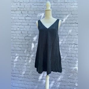 Zara Black Tank Shift Mini Dress